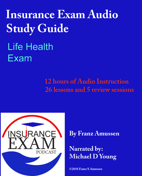 Life Health Insurance Exam Audio Lessons Book Cover